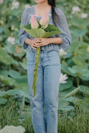 花园绽放印花衬衫